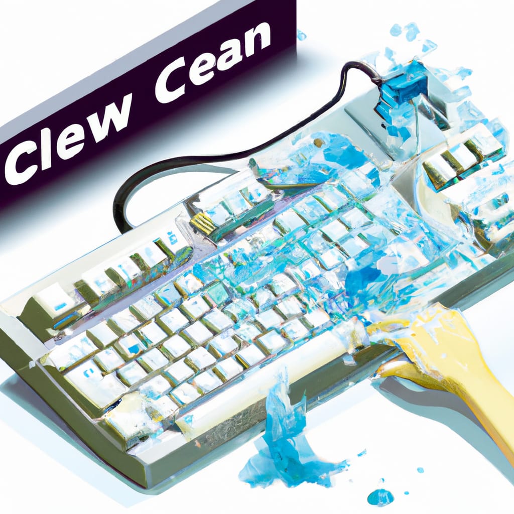 how to clean computer keyboard